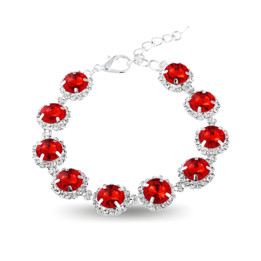 Satellite Rhinestone Jewelled Pug Necklace