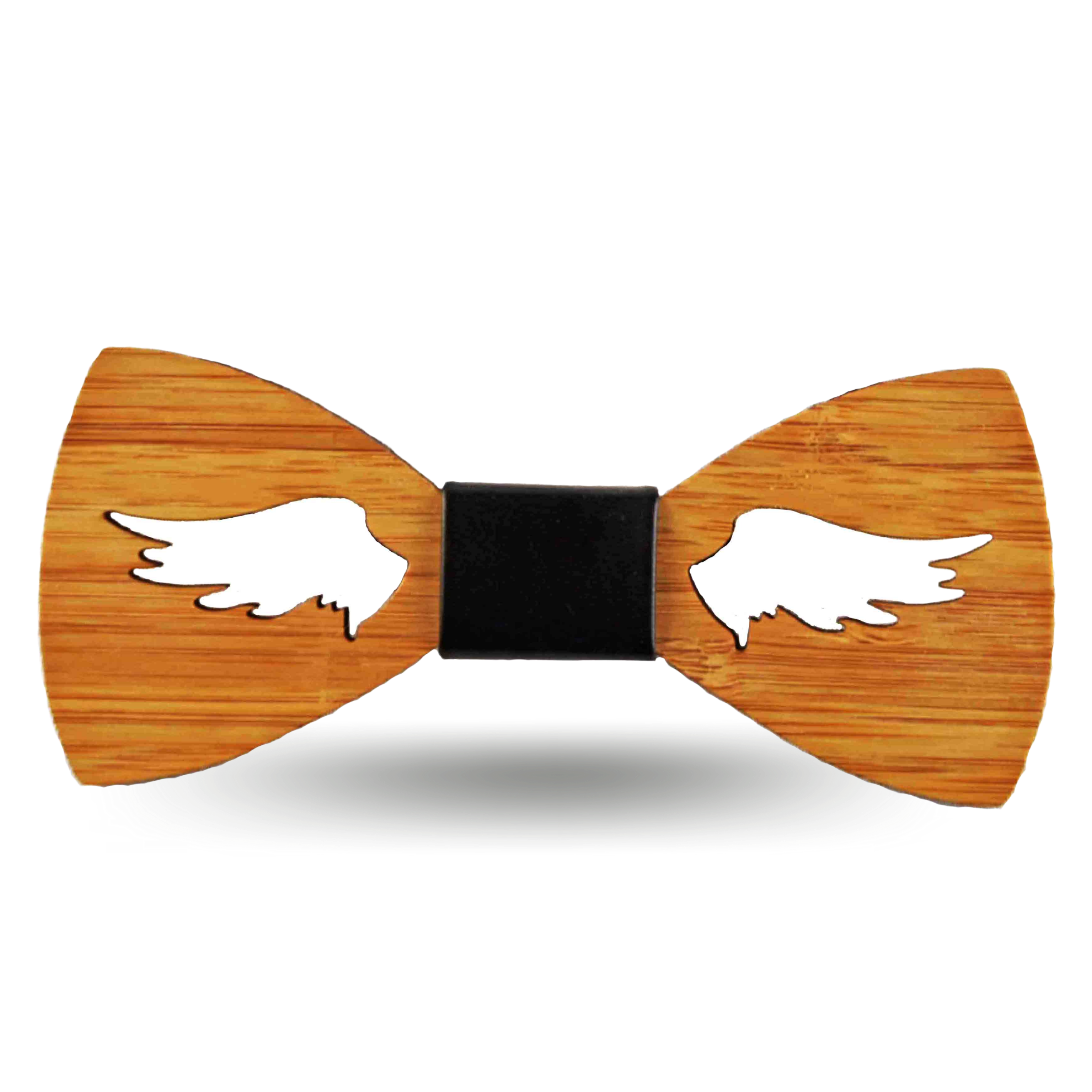 Cut out Bamboo Pug Bowtie