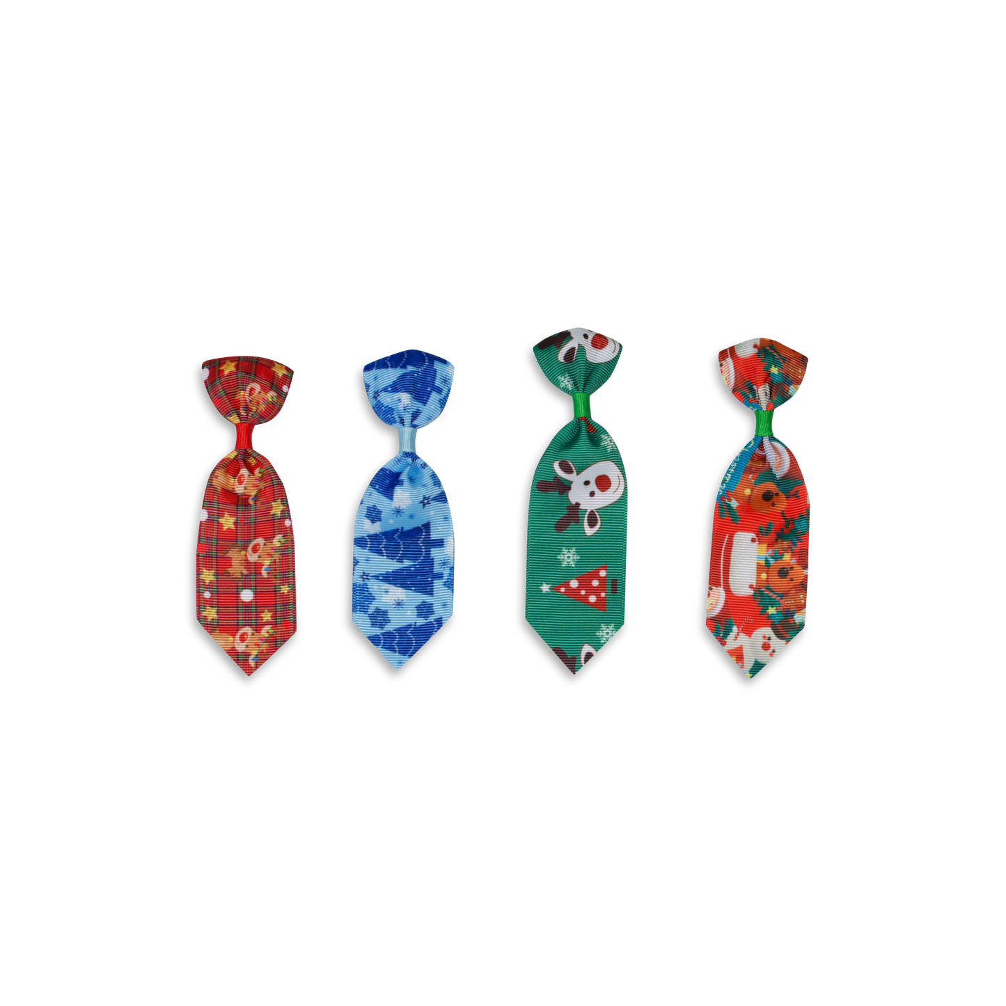 Christmas Pug Bowties and Neckties