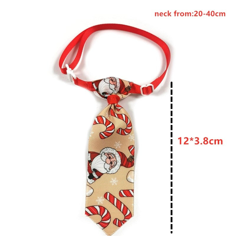 Christmas Pug Bowties and Neckties