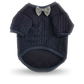 Navy Cable Knit Pug Jumper