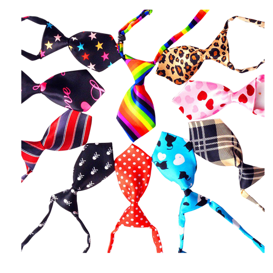 Satin Pug Neckties