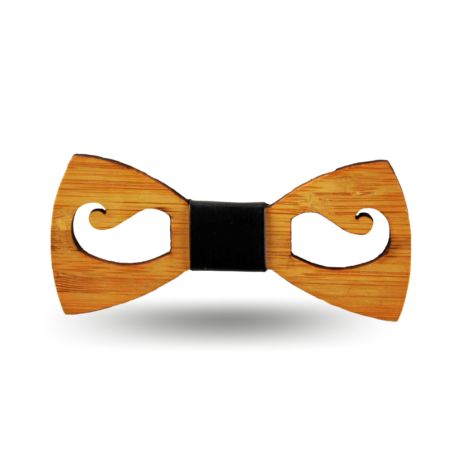 Cut out Bamboo Pug Bowtie