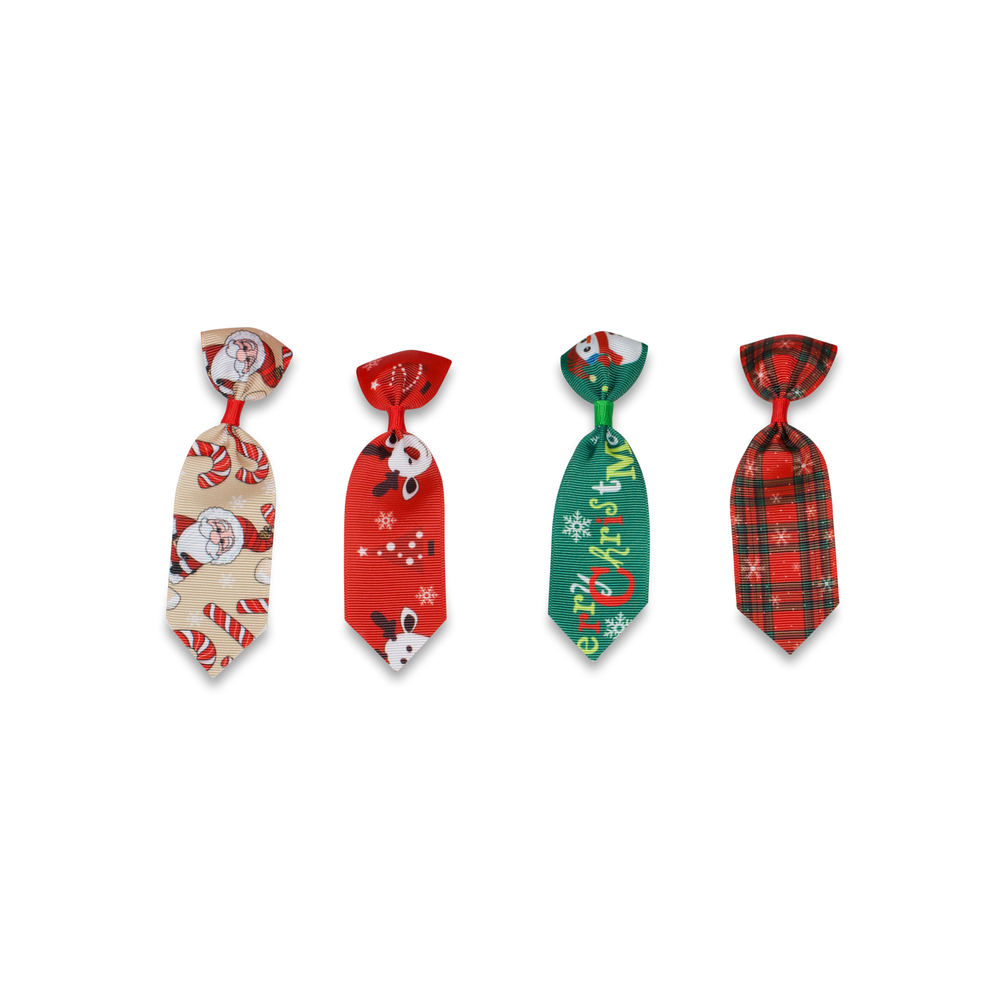 Christmas Pug Bowties and Neckties