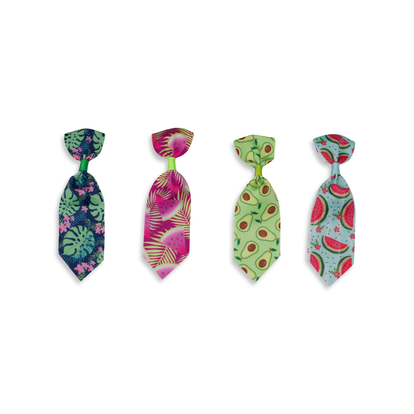 Fruity Puggie Neckties and Bowties