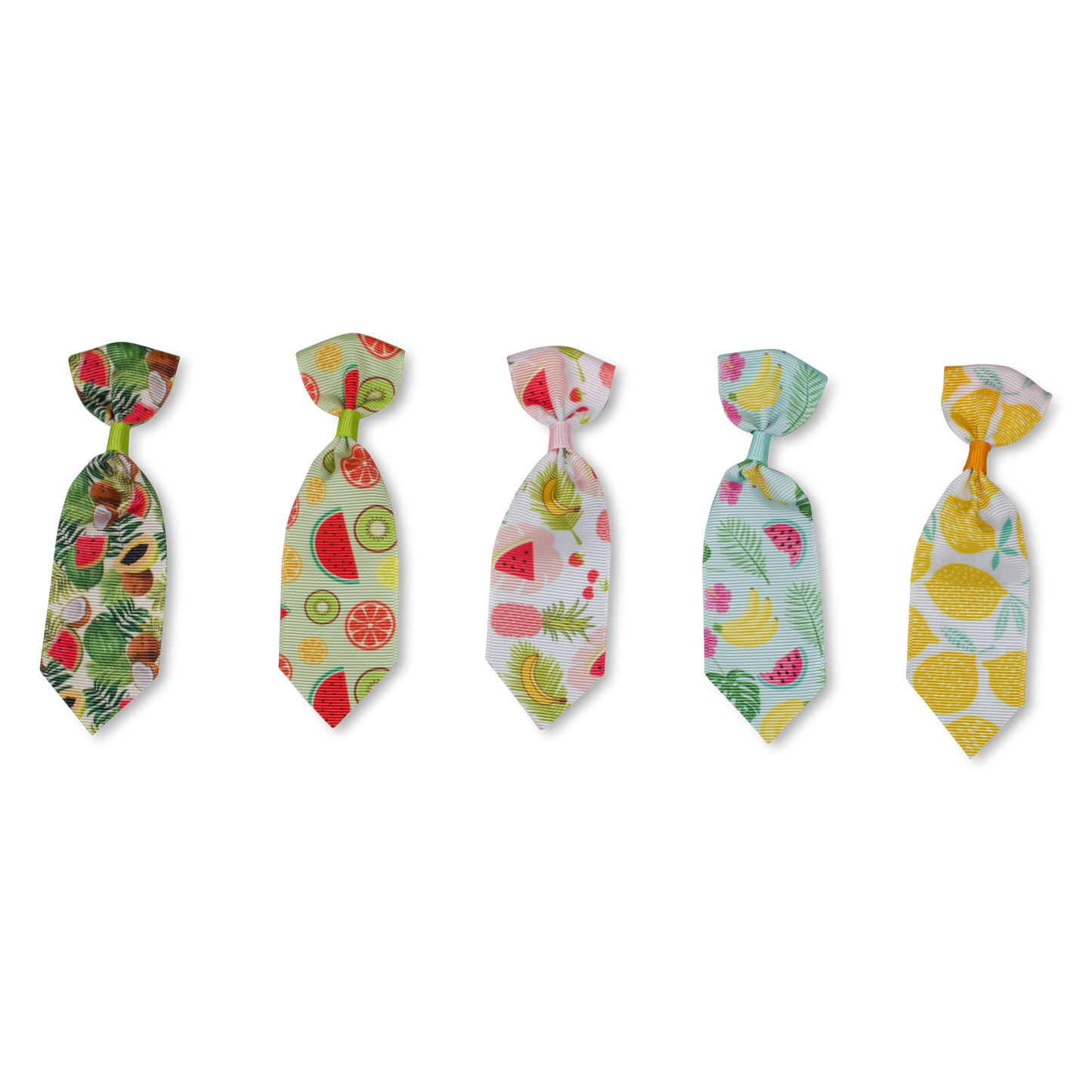 Fruity Puggie Neckties and Bowties